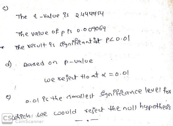 -Valoe 암 Based on p-alue o.ol we seJet to at « IS CamScanner