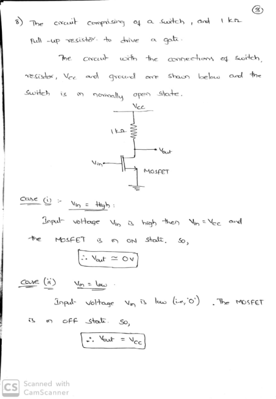 8) The coraut Comp ism 익 a.atch , and kn ful up vstato dive a got Switch im op Ncc MOSFET Case C İnad- voltage Vn he MOSFET S