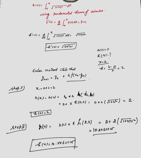 dt- using fundamental emCaleaw ィー 4-0 = 2 2. he to ) = lo. 2y 62// 25.