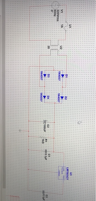 U3 LM7805CT Di2 V1: IA U2 N4007 IN4007: 28 03 D4: C2 !Ct СЗ 1N4007