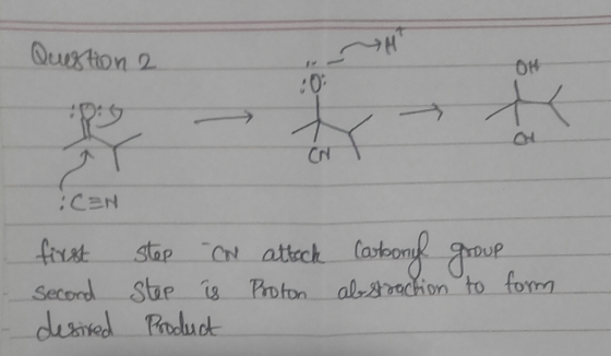 Ouxton 2 O :0% CH CN CEN firxt Secord Star 8 Proton alsrachon to fong desired Procuok stap CN atteck