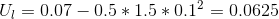 U0.07 0.5 1.50.12=0.0625