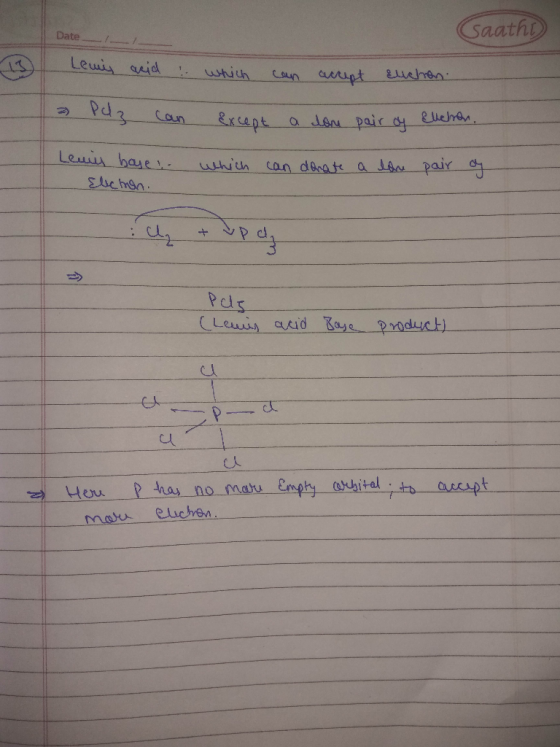 Date Caathi - Lemy and which can accept euchon 3 Paz Can Except a lone pair of suchen. Leury base Electron. which can donate