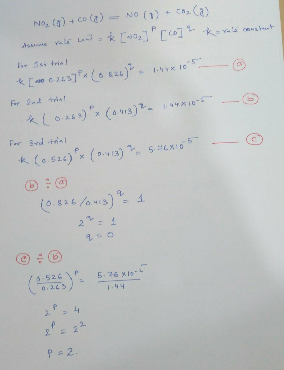 Noz ( r) + co (1)-No (1) + ea(a) YaLe constant For Ist tria l Fir 2ndl tal For 3rd tnal 0.826 /o.W5--1 21 0.526 P 0. 263 .44