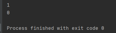 Process finished with exit code o
