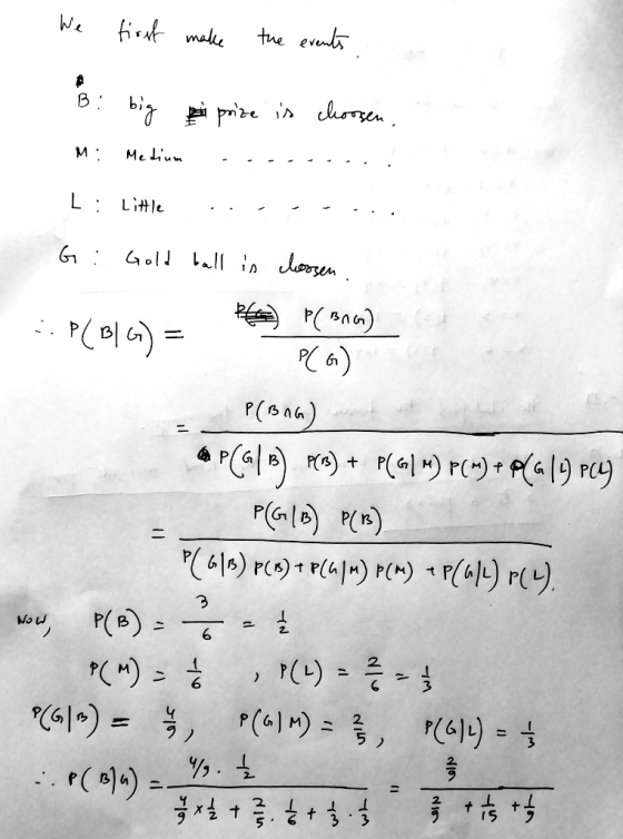 etmale the ev MeLum L LiHle Goll llin oren G P(이어) = PC) F) P) 1) P)) PC) P() r) P(B) 6 r) CGl)=, (41 ) = , (41)- r() .. 두 두