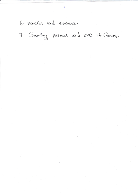 6 PencslA and exater 4 Gang Postal^ and Dvo o Gane of Game