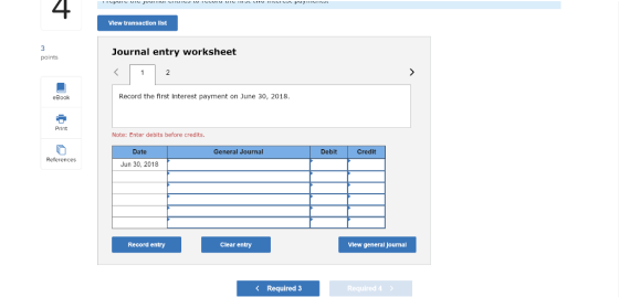 HIVUILT URIME VIILIVLIVUVIM LIIVIT LIV RIVIVUL PRIVIN. View transaction list Journal entry worksheet points < 1 2 eBook Recor