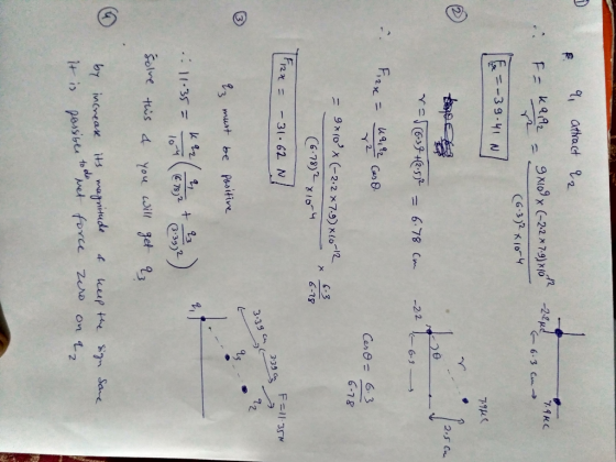 d athact 2 k a A2 9mo2x (-2.zx 7. 9) 12 2-2 /0 ^ 一 下9pC 2x 6-78 6-3 6-18 12χ = 31.62 N 3:39 cm ch 3 mut be Pasitive Solre tis