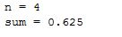 sum 0.625