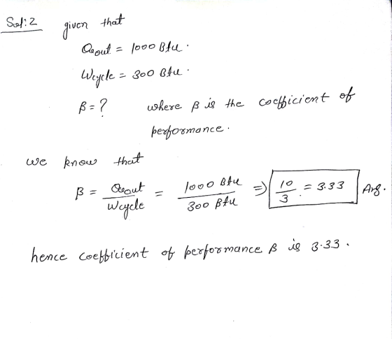 druen thet Cagut So: 2 Weyete- B-? the Cocfficient of where pexformance we know theit out = 3.33 Ars wycle 3 3o0 ptu hemce co