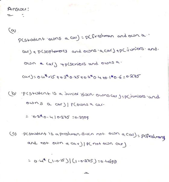 pcstodent nacapcfreshman and ocon a and cons a car.) tPCjono心and c3 CO) pcstoden >S prcshn.nnot acon aca and no+ ocon a cav) PCnt on car 6.ut Li-o.IS)|(1-0.a75):n.Lo690 ン