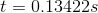 t = 0.13422s
