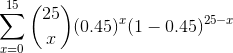 Σ ) (0.45)(1-0.45) 25-2 -エ