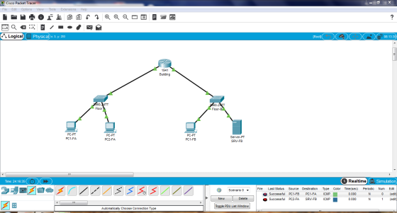 х Cisco Packet Tracer File Edit Options View Tools Extensions Help 7 @ a ? IQ X Logical Physical x: 3, y: 253 [Root] 08:13:30