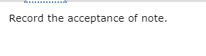 Record the acceptance of note.