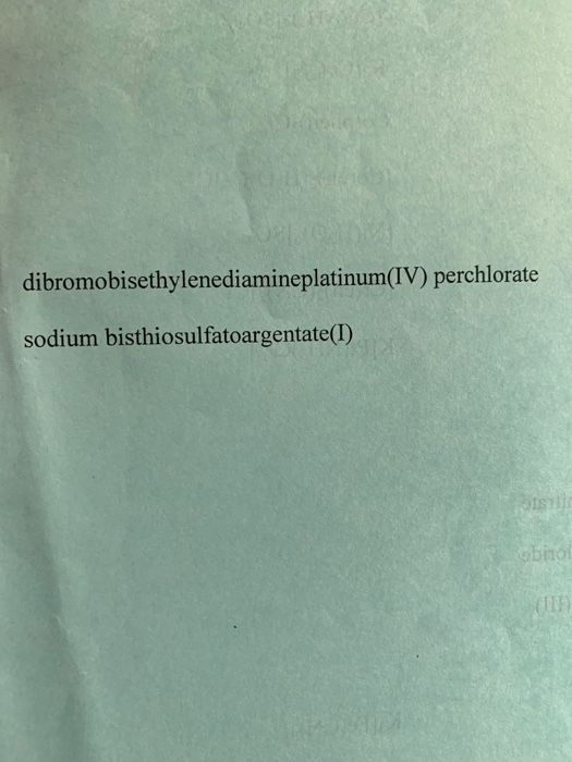 dibromobisethylenediamineplatinum(IV) perchlorate sodium bisthiosulfatoargentate(1)