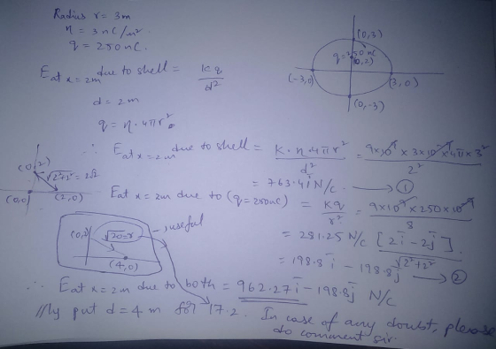 Radies 3m (0,3) に9, C-3,0 (o,-3 午63.41N/c と Eat Co.opーを2 0) -. Cor 212 CA,0) Eat 2ndu, to\bothニ962:27 İ_ 198.gj Nk