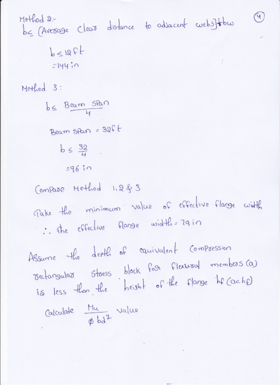 (Avesae Clea distance to adiacent cbsbw 144 in Method 3 e Beam SRan b 39 96 i ake the minimcm e minimum Value o effective e e