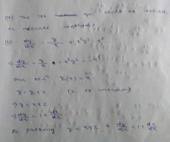 olved que camide a) The la moto in rèccate method to dy one sources an 3102) 12 es anknown) y 9, +2 =Y212 duy din so putting