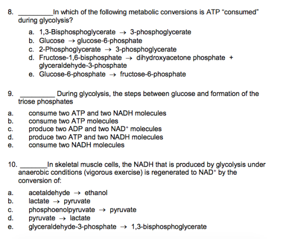 In which of the following metabolic conversions is