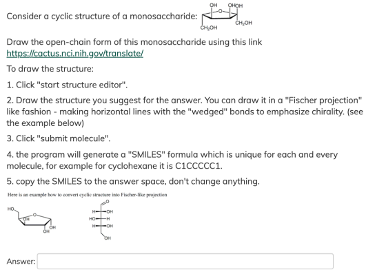 CH OH онон Consider a cyclic structure of a monosaccharide: CH, OH Draw the open-chain form of this monosaccharide using this