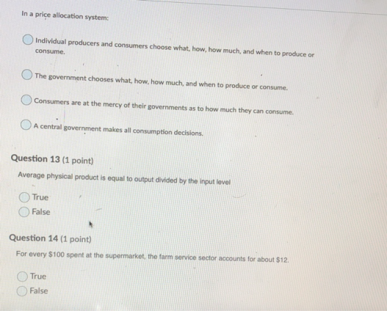 In a price allocation system: Individual producers and consumers choose what, how, how much, and when to produce or consume.