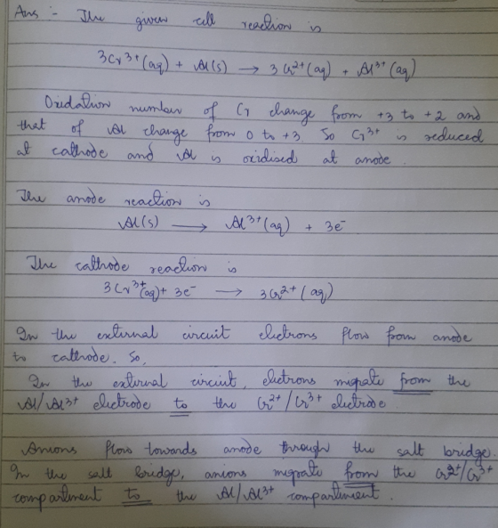 Aus scy3(ag) s) 3(a)A (a + + Oudalun umlon f 1 hange from t2 to +2 ond So C3t that of calhode and n thange from o t +2 ridiae