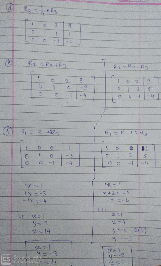 Rg = R3 0 0 - R2 - R2 + R3 Ro-R2-R3 0 0 0 O 1 0 2 -1 - -4 (A Ri = R1 +2Rz T R - R1 +2 R3 0 0 1 0 0 - 1-3 - 0 1 To 0 2 - 1 - 4