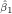 \tiny \hat{\beta}_1