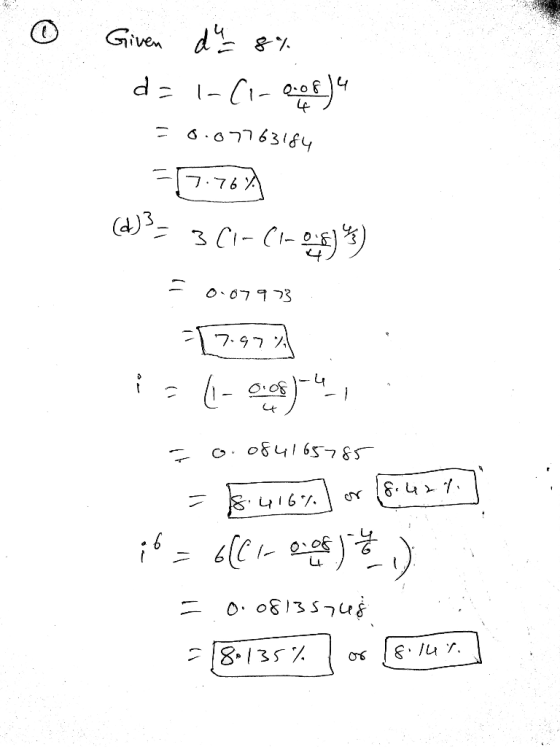 © Given de 8% do 1-C1-2008) 4 = 0.07763184 =7.7677 (d) 3 = 3 (1-11-08) 0.07973 (7.977 is(-0.05) 4., . = 0.084165785 = 5.40167