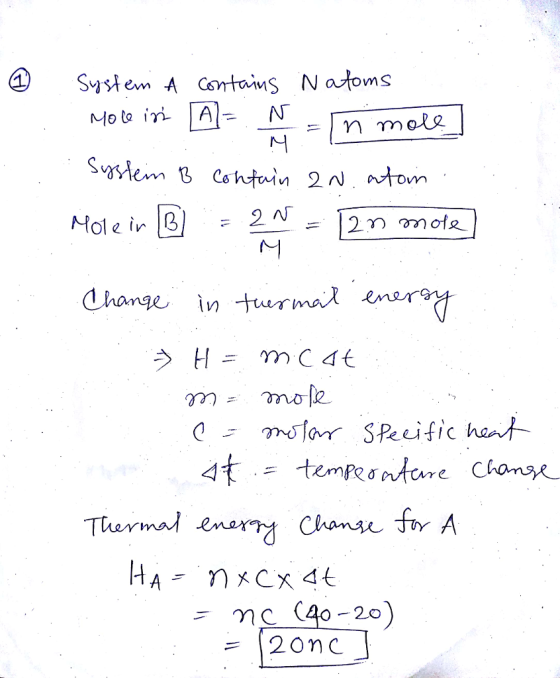 Stem A cntains N atoms ommo 20nc