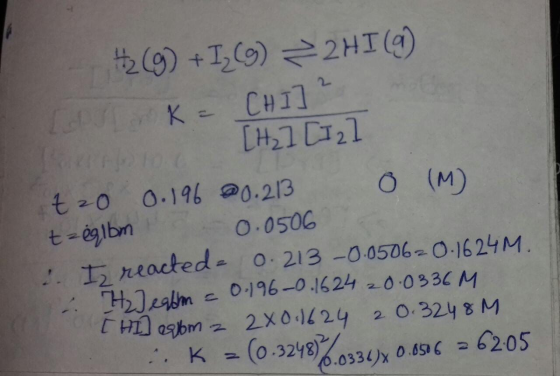 t2 (9) +IC)2HI(4) L KCHI [H51 C21 O (M) t 0 0.196 0.213 t-eglbm O.0506 1 reacted 2 eatm TH 0bm O 213 -00506 -0.1624M. 0196-0.