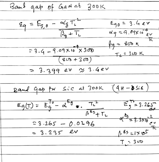sang gapet Gan at 3001 go - 3.4 ev 3.399 ev ~ 3.4 e v -3.235 2v