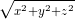 \sqrt_{x^2+y^2+z^2}