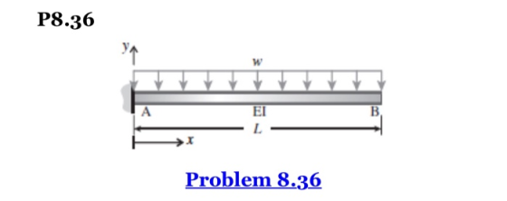 P8.36 EI Problem 8.36