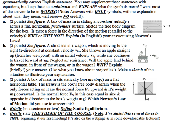 grammatically correct English sentences. You may s