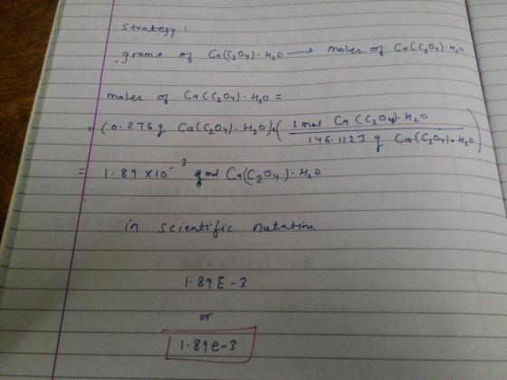 Strategy grams of Ca (C Oy) - 40 - → moter of Ca C C₂04) 20 I moter of Ca C C₂O4). Ho = 760.276 g Ca(Oy). Hole 1 mol Ca CC₂ O
