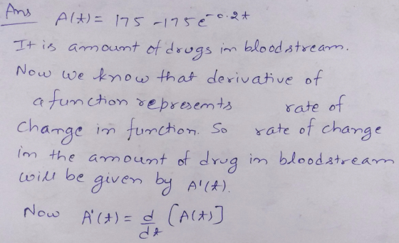 3 When A Drug Is Administered To A Patient The Amount A in Milligrams Of The HomeworkLib