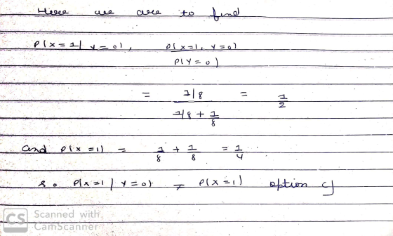 تهویز avee to find Plx= 11 vol, Dlxally =o). ply=o) 118 a 2 48 + 7 - 8 and Dlx = 1) + 1 = 1 8 vo So Pfx31 Y =o) elxii) option
