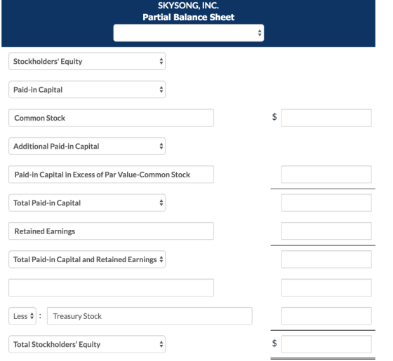 SKYSONG, INC. Partial Balance Sheet Stockholders Equity Paid-in Capital Common Stock Additional Paid-in Capital Paid-in Capi