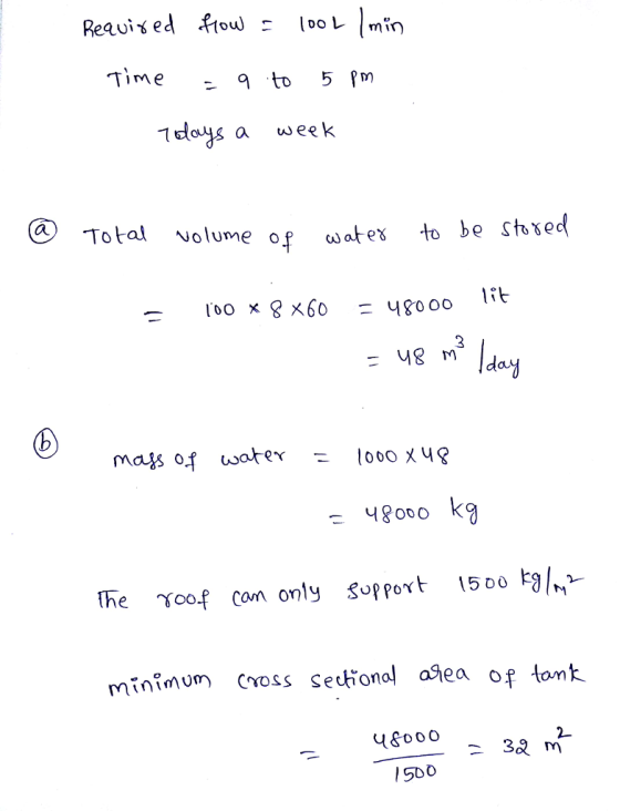 Time to 5 fm Tdays a week @ Total volume of coates to be sto ed lit (oo x 8 x60 ygooo - 48000 ką the γ0of can only Sop port 1