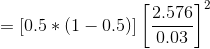 = [0.5 *(1-0.5] | ||