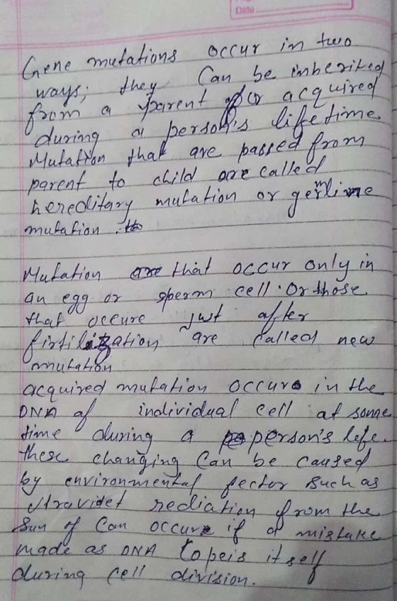 Dato hene mulations occur in o to- ct ilol-core-calle 一, parent 0CCWY Only aL mmu inoliviane Celt in perdons Cai be caut uviranete mislak