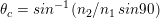 sin-1 (ng/n, sin90
