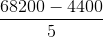 68200 - 4400