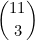 11 3