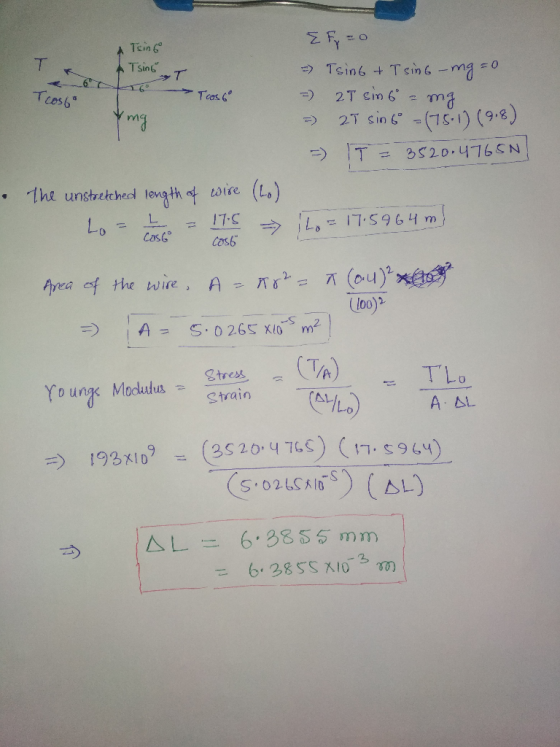 O TRin 6 T AT sing T Tsin6 + Tsin6-m Tcos6 2T sim 6 Tas 6 27 sin 6751) (98) T 3S20.47657 (L.) the unstretchedl length ot toir