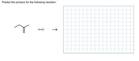 Predict the product for the following reaction: H-CI