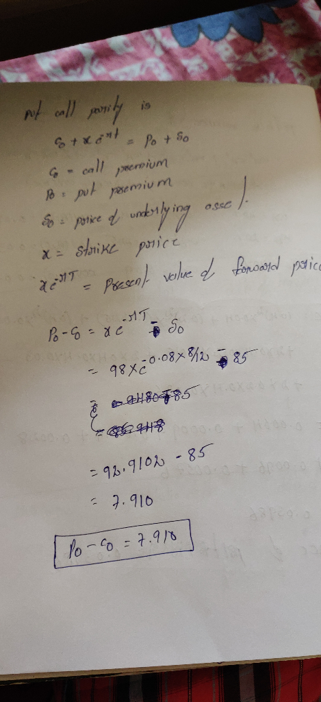Po + So G-call peroium lo put yaemiu m x shrike porice Psesenvehe dnod pice o-6-80 So ar: oxH3 So 98x-0.08x8/2 85 ह=8 5 &ttb